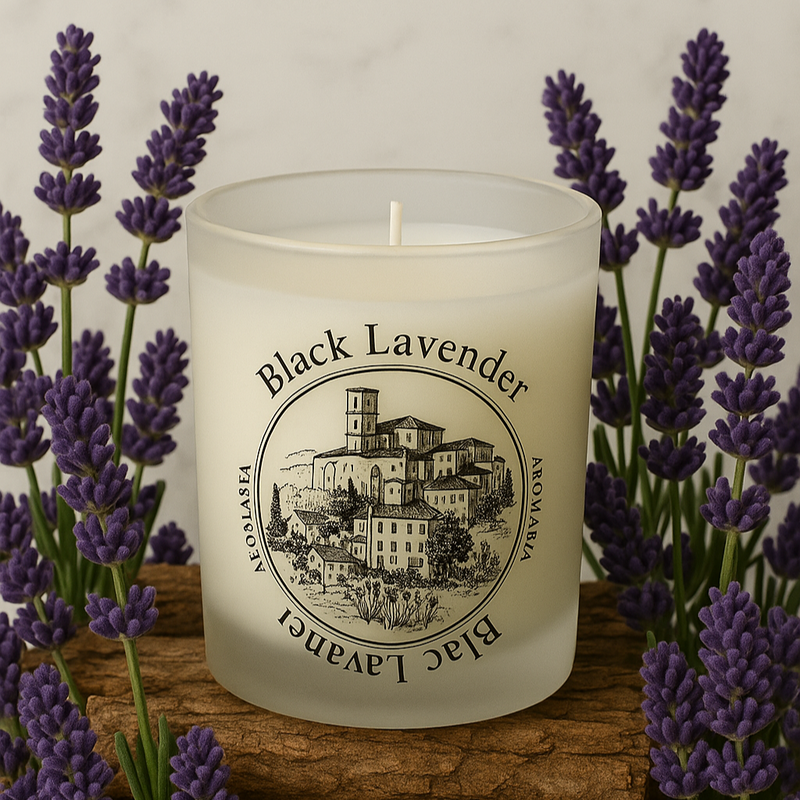 Vela Black Lavender 180 gr - Aromaria | Interior Fragrances