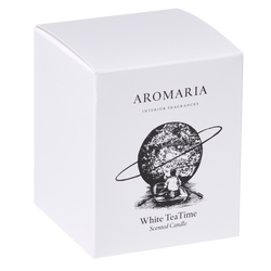 White Tea Time 180 gr. - Aromaria | Interior Fragrances. Qué vela es mejor, dónde comprar velas, mejor aroma para velas, velas de calidad, mejores precios, mejores velas.