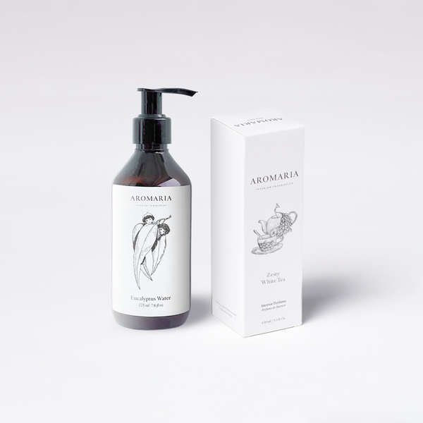 Zesty White Tea Room Spray + Water (hand soap) - Aromaria | Interior Fragrances